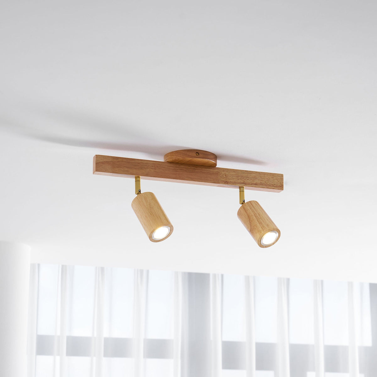 Lámpara de techo de focos Ebanel en un salón acogedor – imagen 22