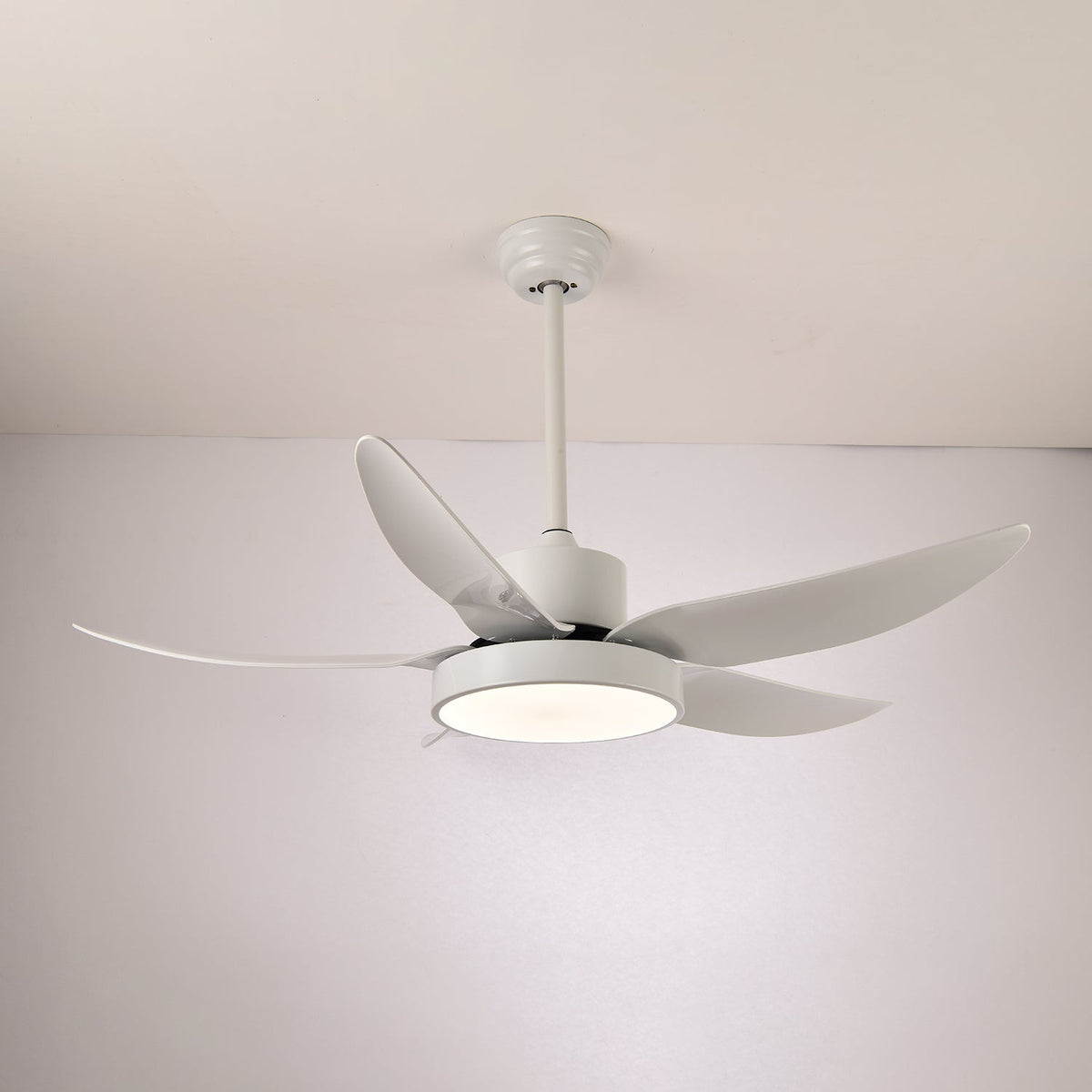 Ventilador de techo con luz Planeo en un salón moderno – imagen 14