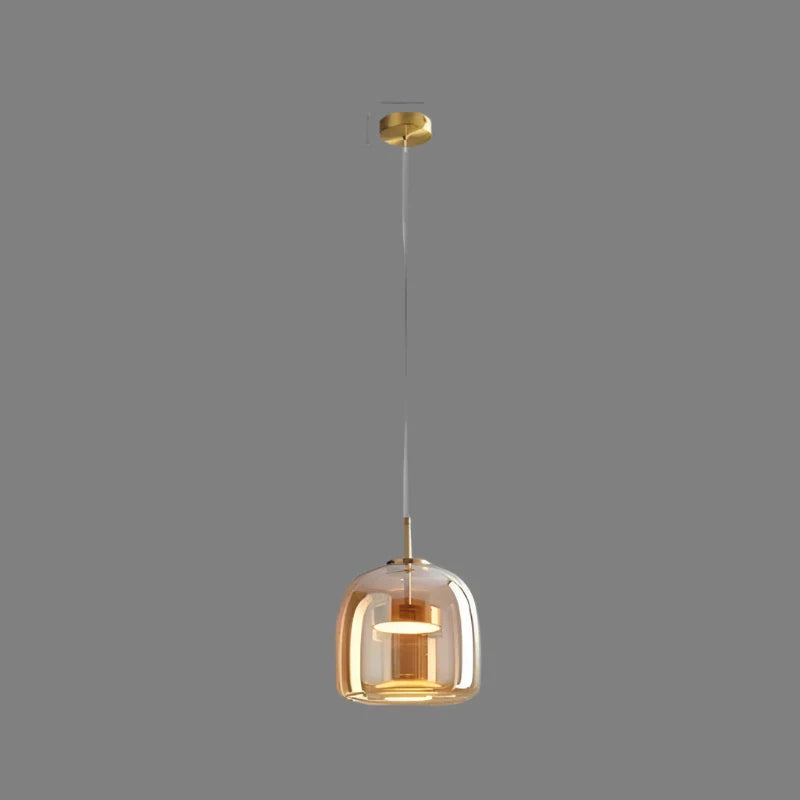 VitraLume - Lámpara Colgante de Vidrio Elegante y Moderna
