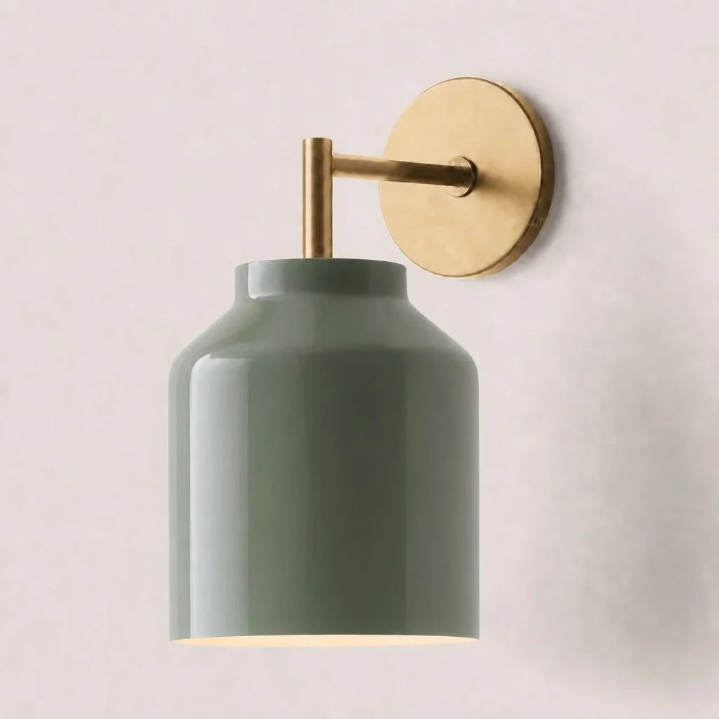 Aplique de pared nórdico Esmira en un dormitorio sereno – imagen 5