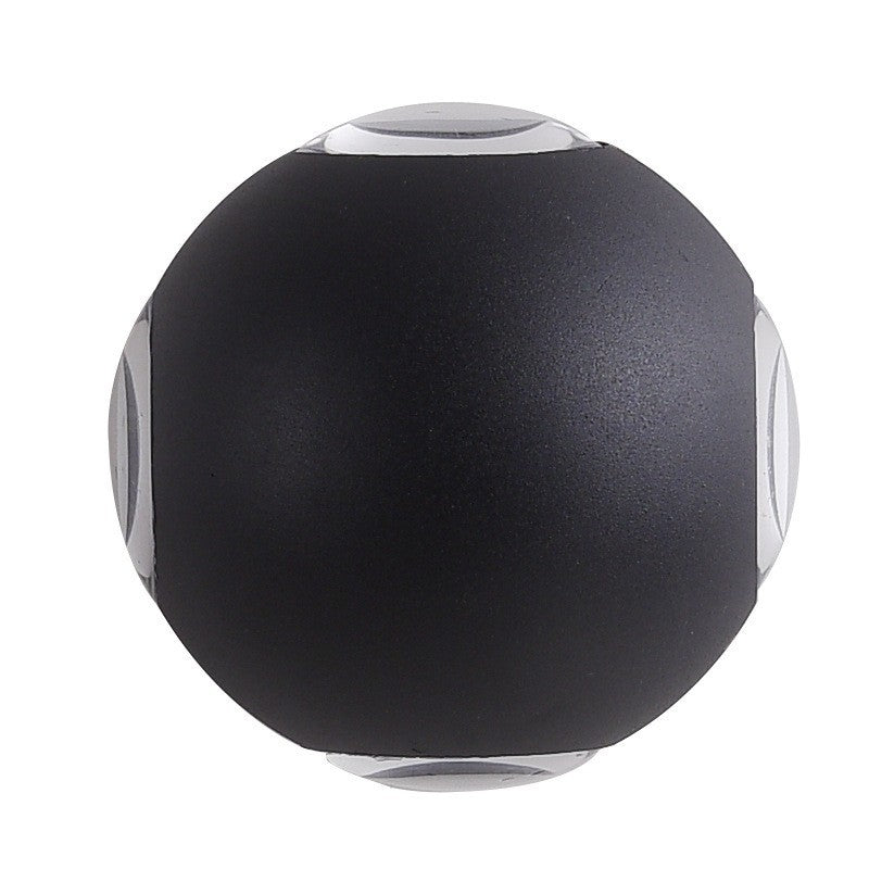 Sareni - Lámpara de Pared de Aluminio LED en Forma de Bola - Aplique Pared Moderno IP65 para Interiores y Exteriores