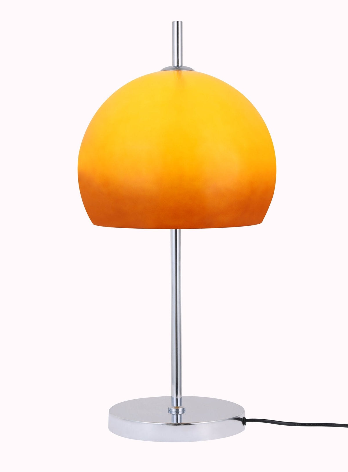 Lámpara de mesa seta de cristal ámbar Ambalo – vista principal