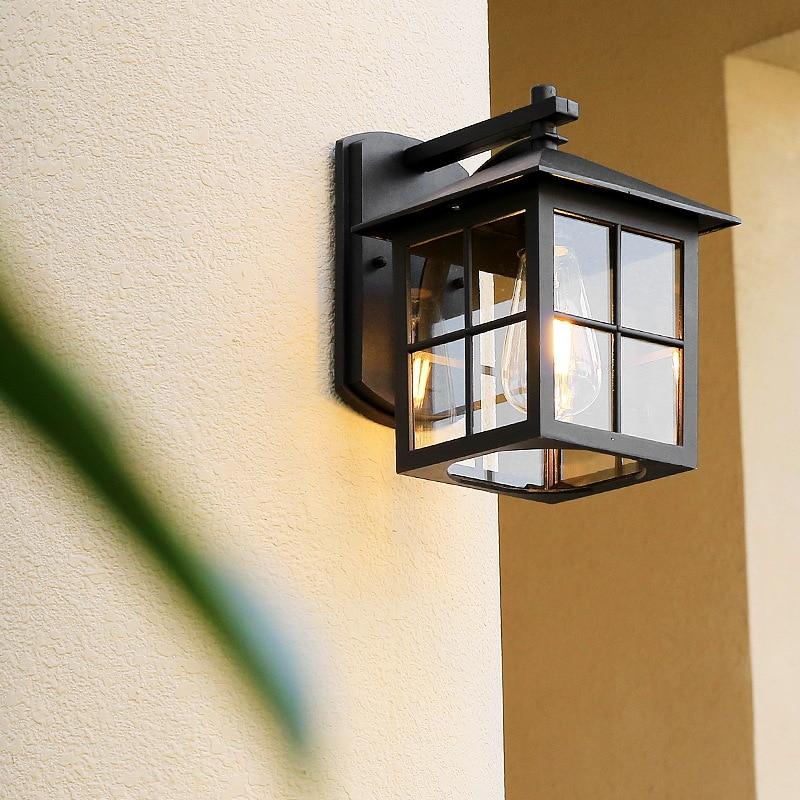 Farol de pared exterior Nubaro en la fachada de una casa – imagen 8