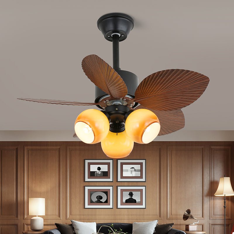 Ventilador de techo con luz Lupalma en un dormitorio de estilo boho – imagen 3