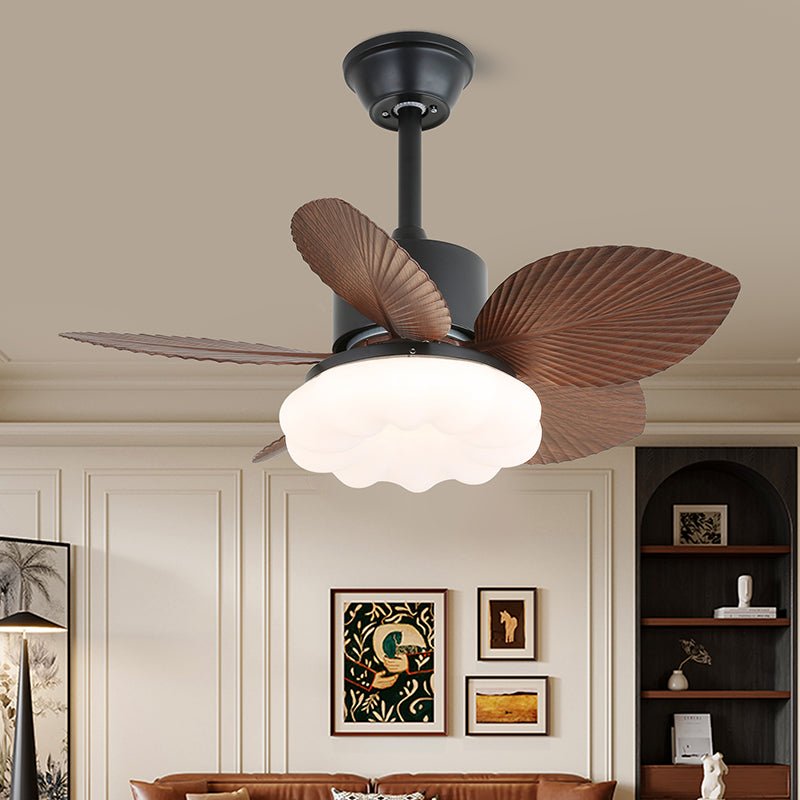 Ventilador de techo con luz Lupalma en un dormitorio de estilo boho – imagen 2