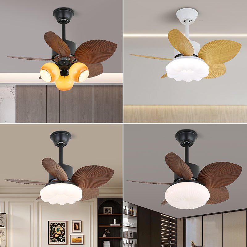 Ventilador de techo con luz Lupalma en un dormitorio de estilo boho – imagen 6