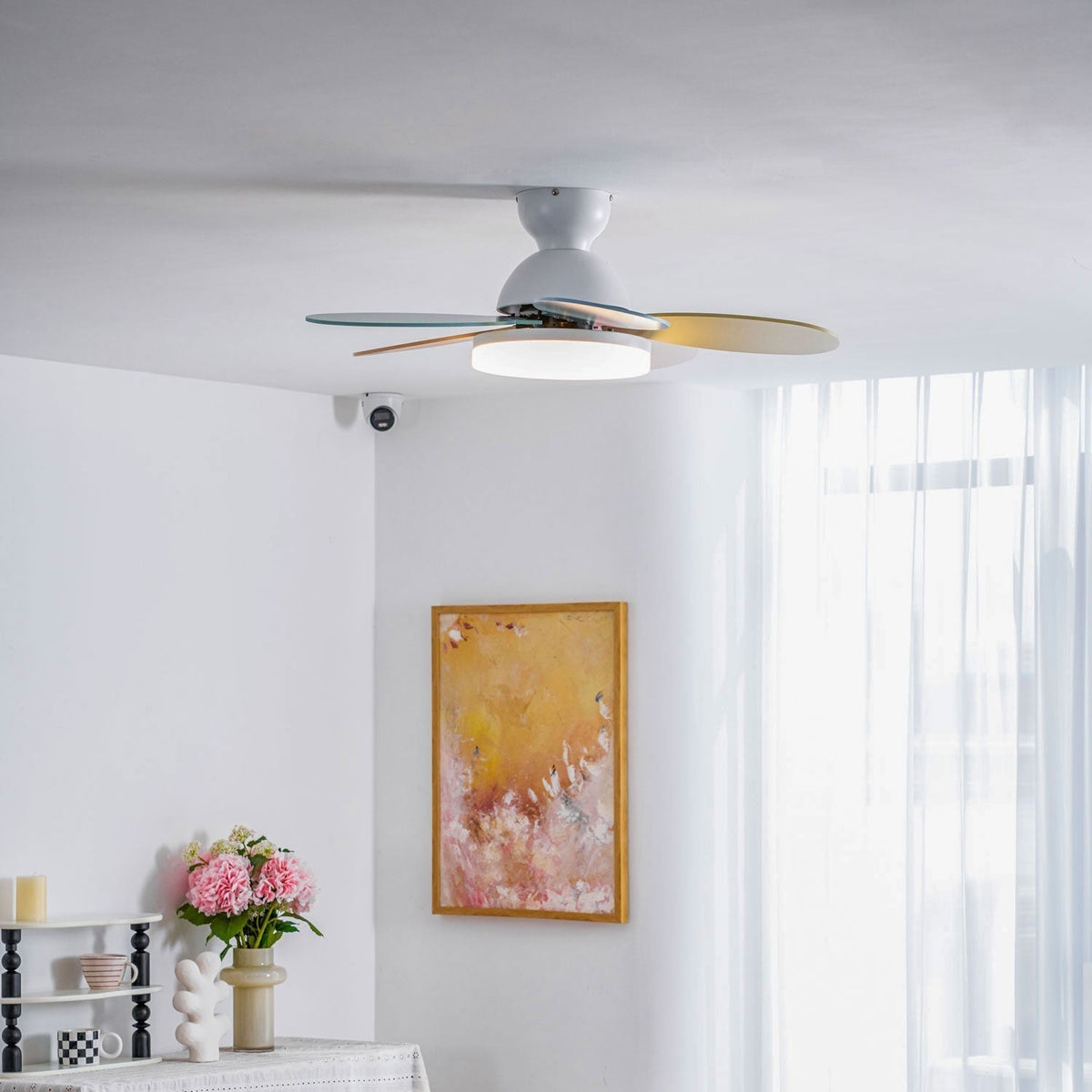 Ventilador de techo con luz Margela en una habitación infantil – imagen 23