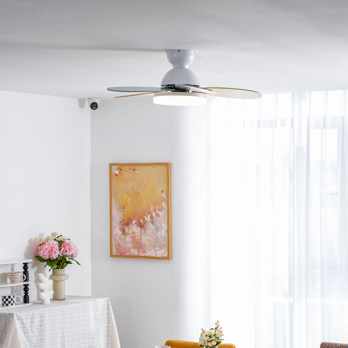 Ventilador de techo con luz Margela en una habitación infantil – imagen 24