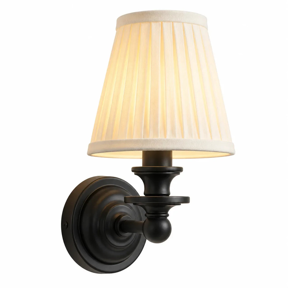 Aplique de pared retro Brezina junto a un cabecero – imagen 30