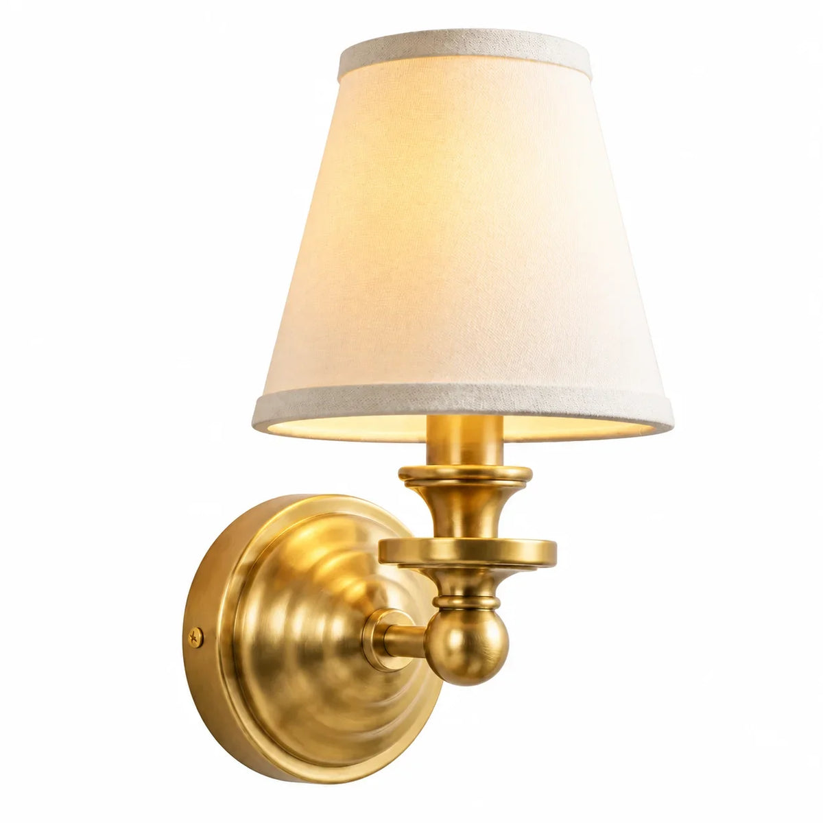 Aplique de pared retro Brezina junto a un cabecero – imagen 25