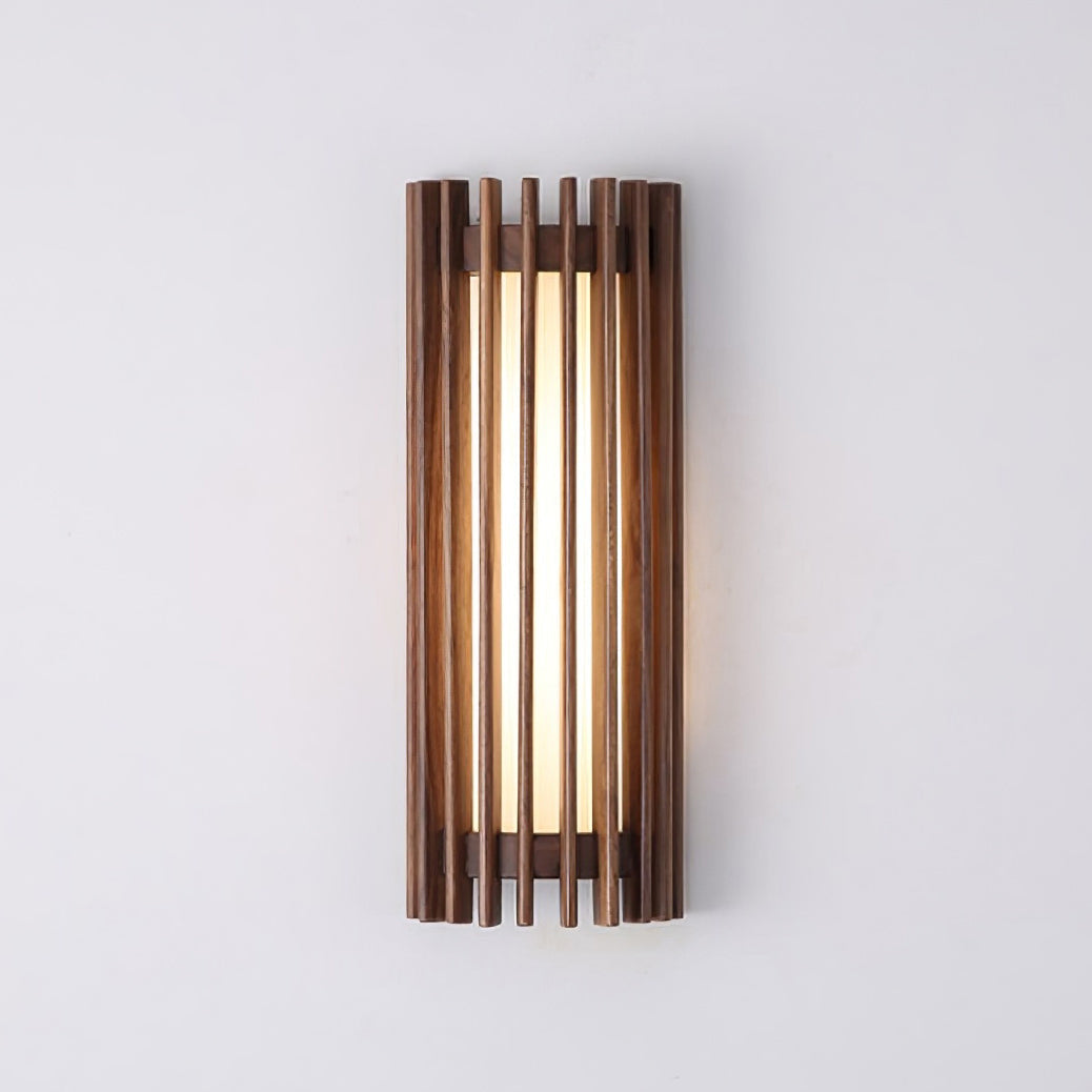 Aplique de pared de madera Listela en un salón de estilo natural – imagen 3