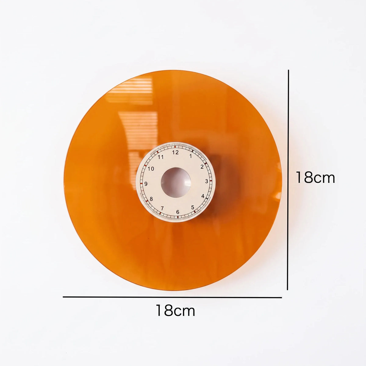 Aplique recargable disco de vinilo Mizora – medidas