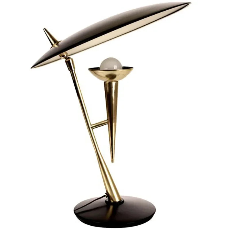 Lámpara de mesa retro Ivuelo con reflector – vista principal