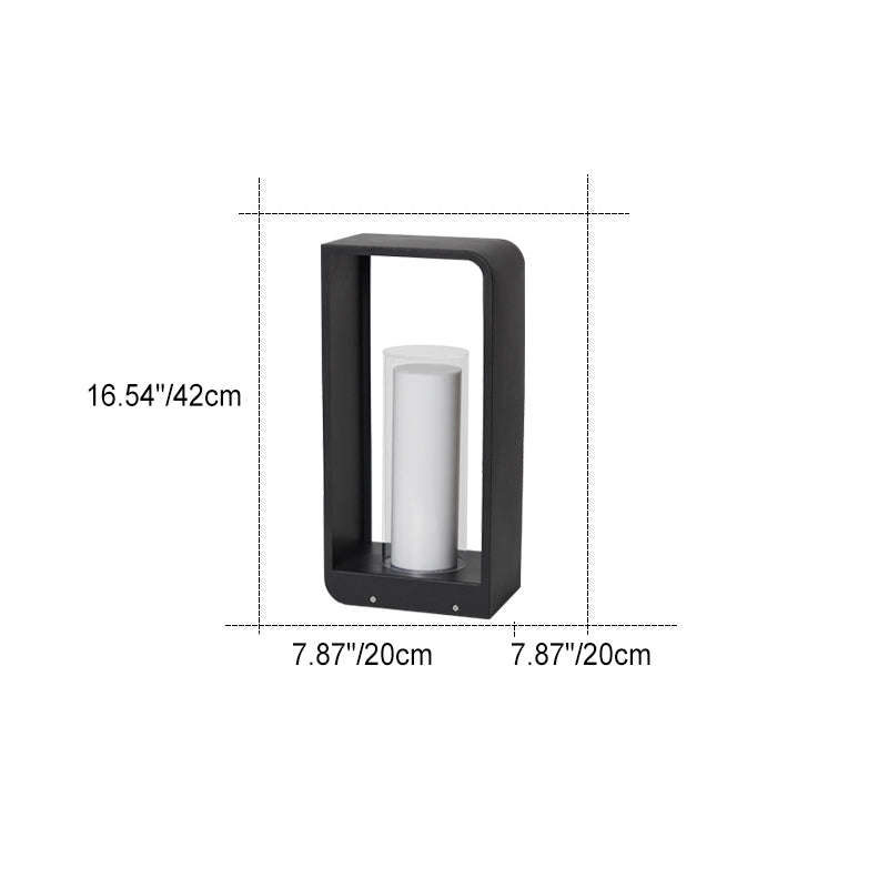 Farol de jardín Nalinda – medidas del modelo de 42 cm