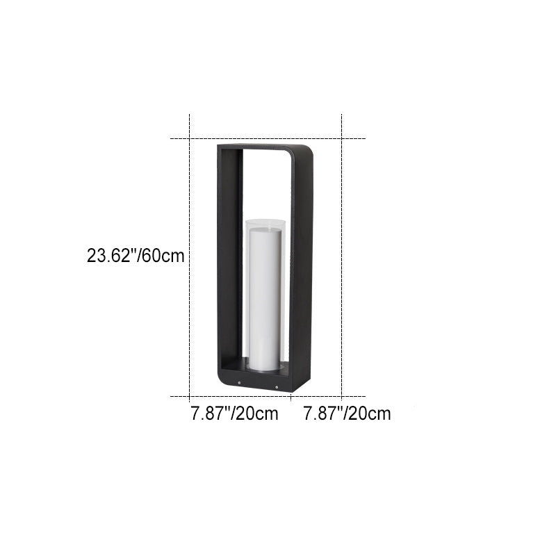 Farol de jardín Nalinda – medidas del modelo de 60 cm