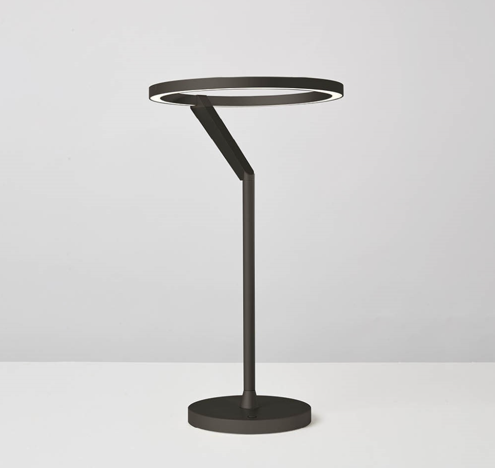 Lámpara de mesa LED con aro de luz Orlena – vista principal