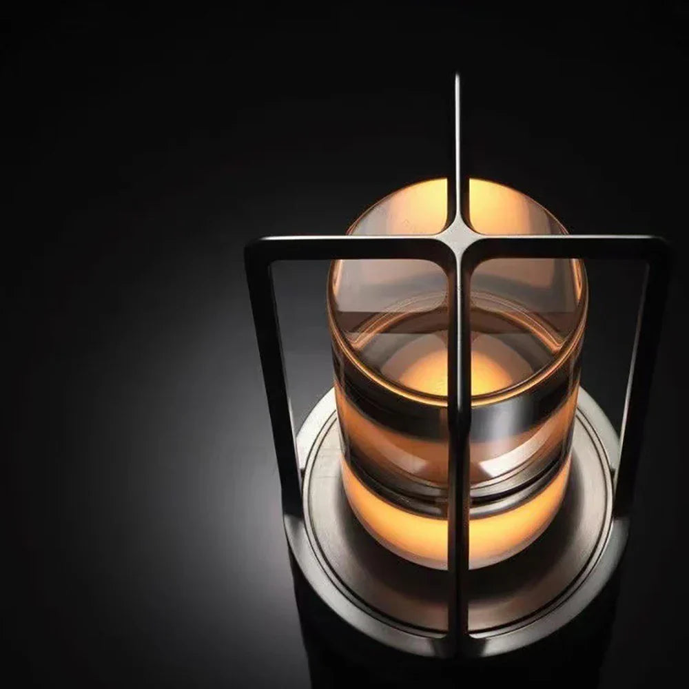 BrillaCristal - Lámpara de Mesa LED Inalámbrica y Elegante