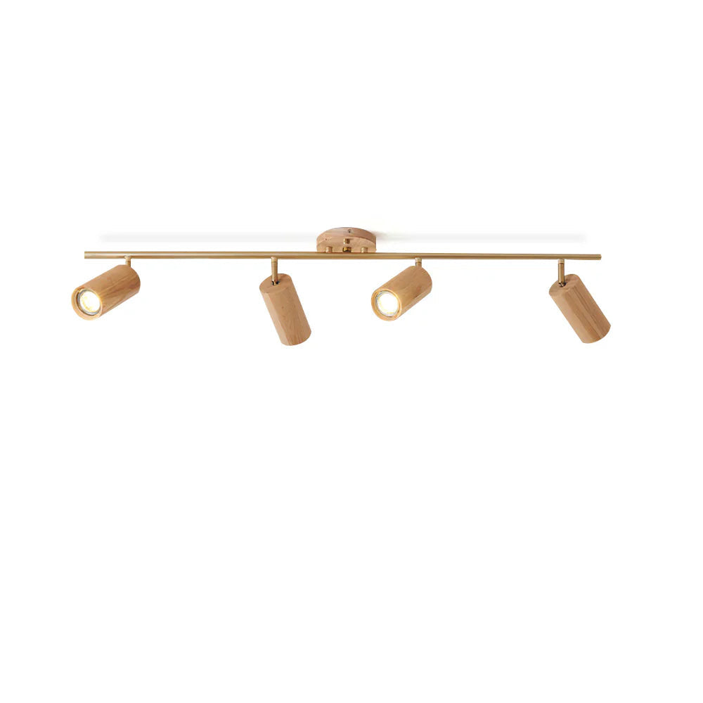 Lámpara de techo de focos de madera Rayuela – vista principal