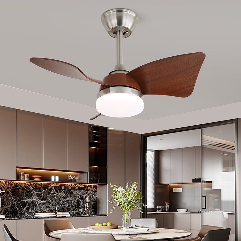 Ventilador de techo con luz Ilenza en un dormitorio acogedor – imagen 16
