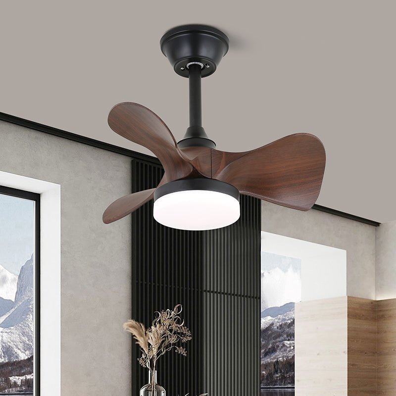 Ventilador de techo con luz Ilenza en un dormitorio acogedor – imagen 17