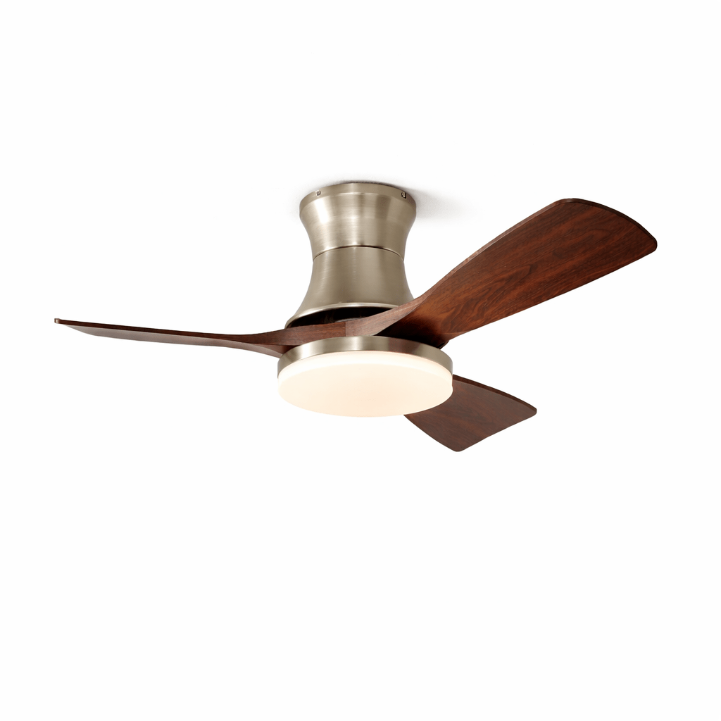 Ventilador de techo con luz Marsola en un salón acogedor – imagen 4