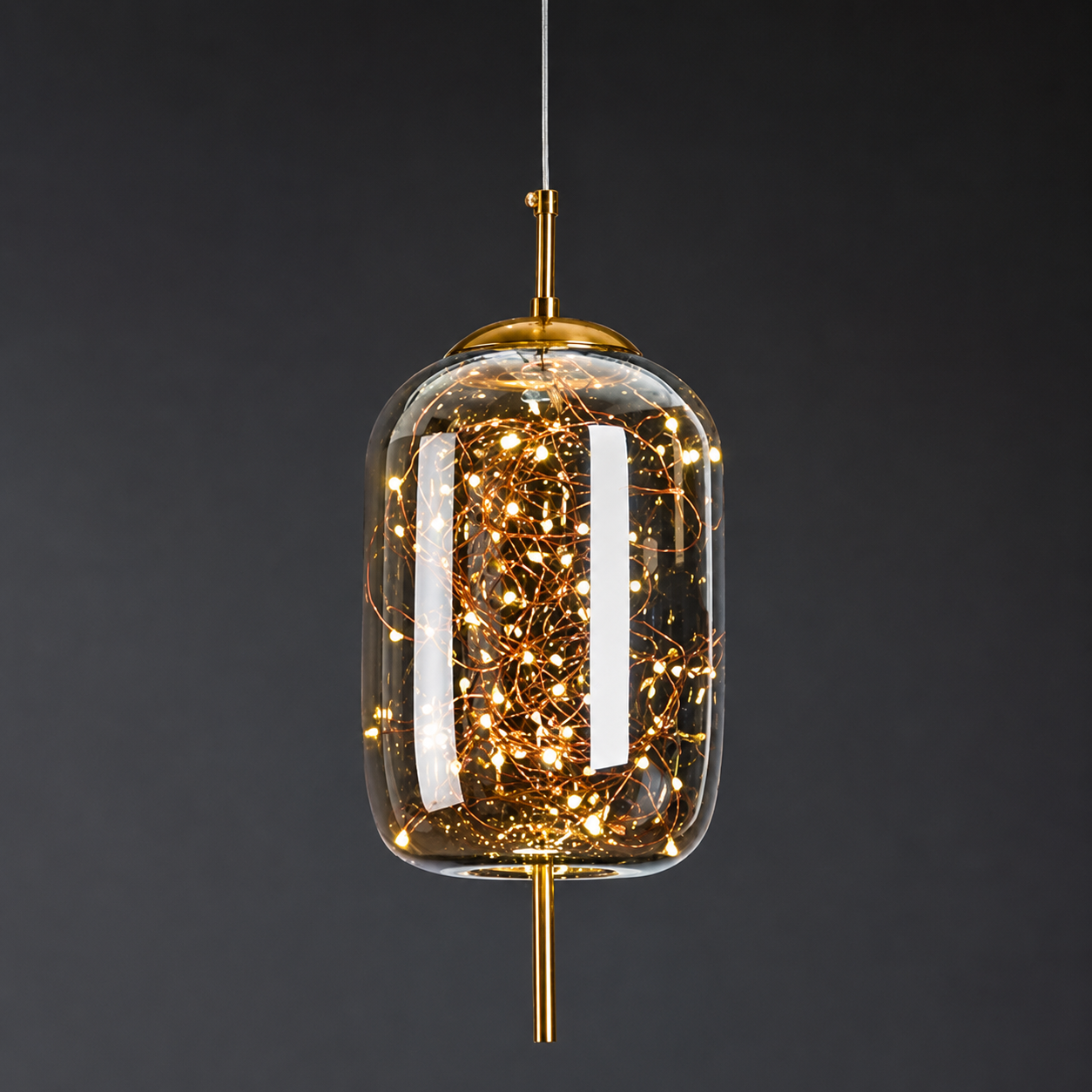 Arvía - Lámpara Colgante LED de Lujo Nórdica – Diseño Moderno en Cristal