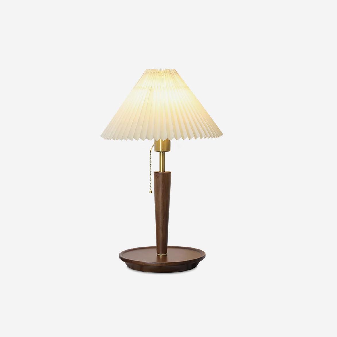 Lámpara de mesa plisada Ripela – vista principal