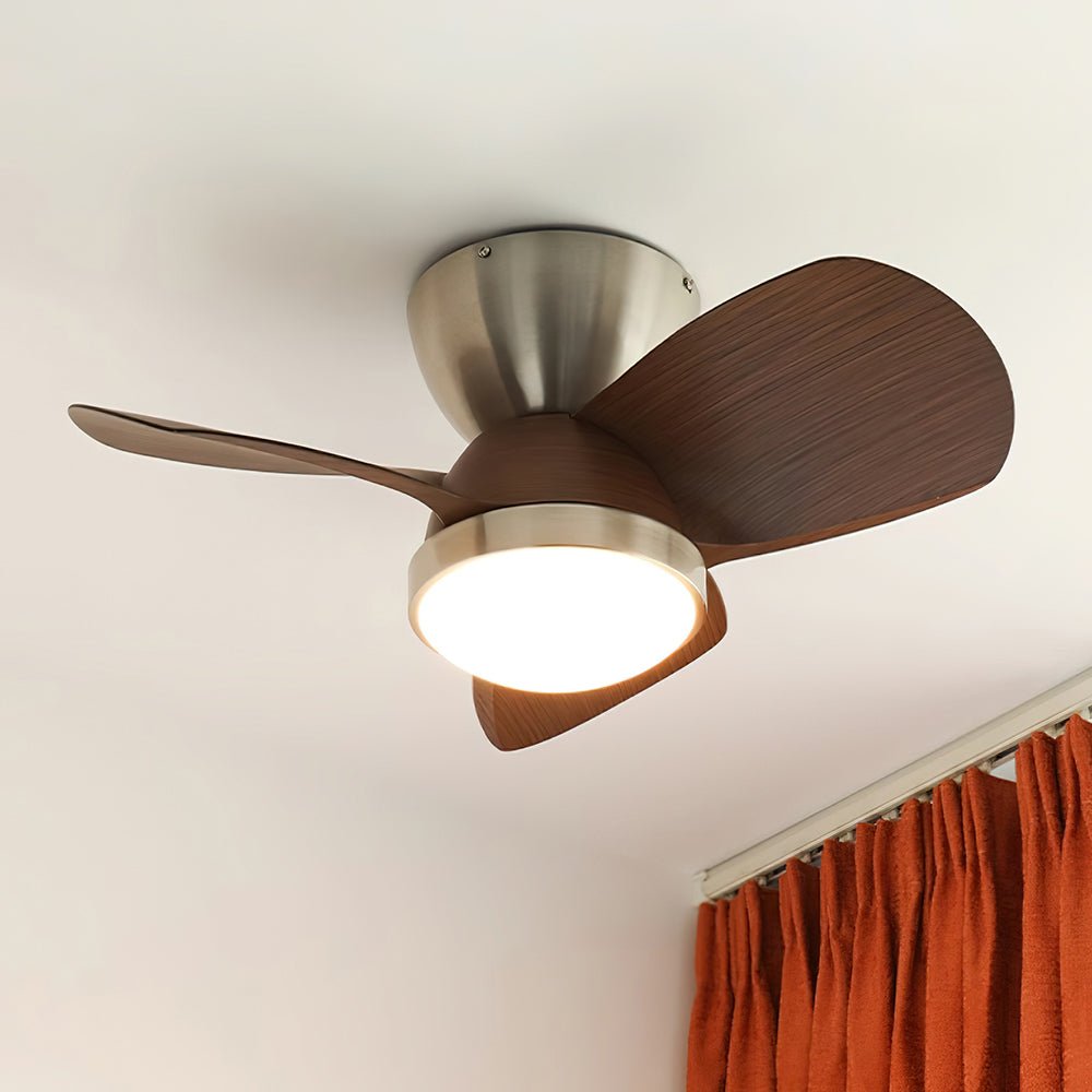 Ventilador de techo con luz Gavela en un dormitorio moderno – imagen 2