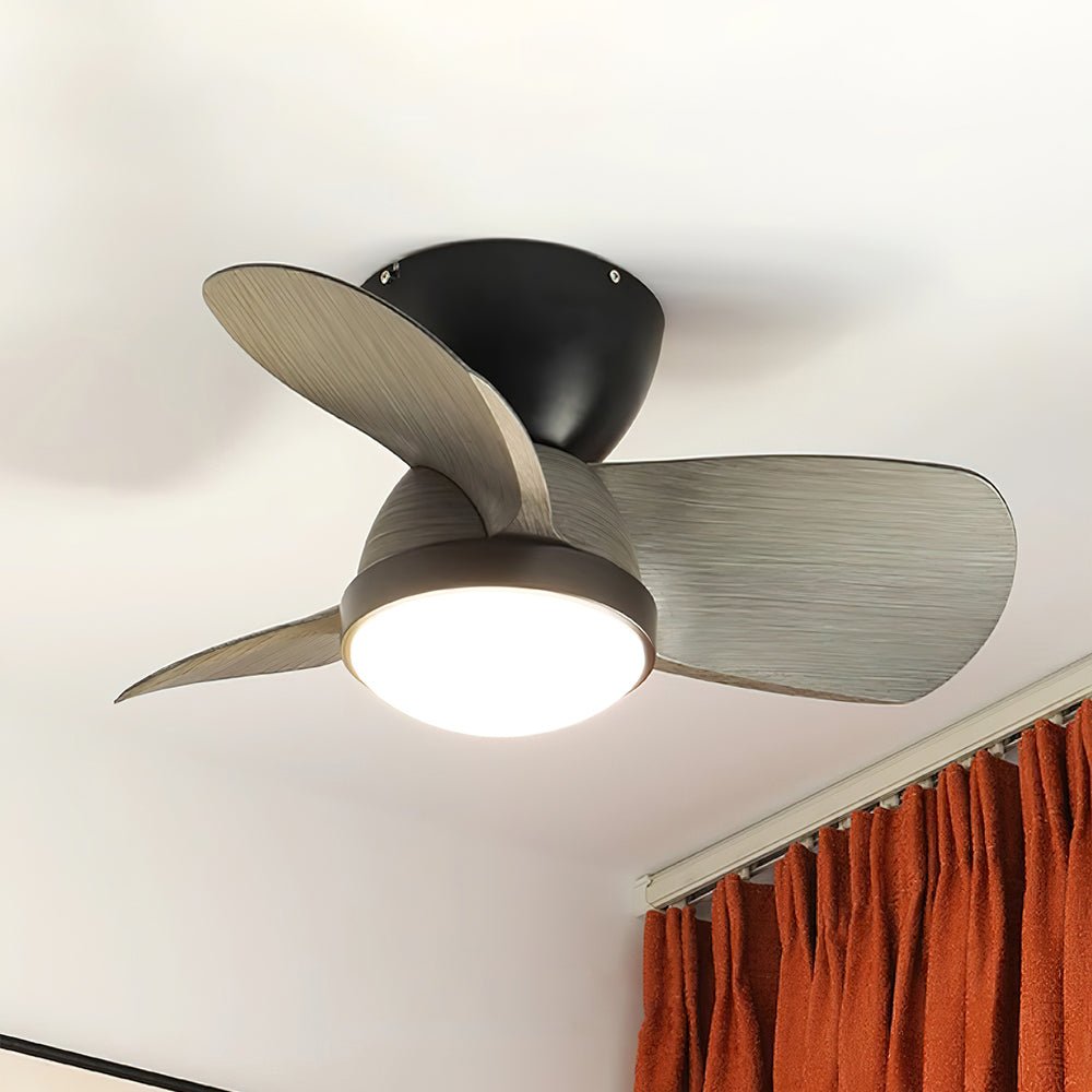 Ventilador de techo con luz Gavela en un dormitorio moderno – imagen 3