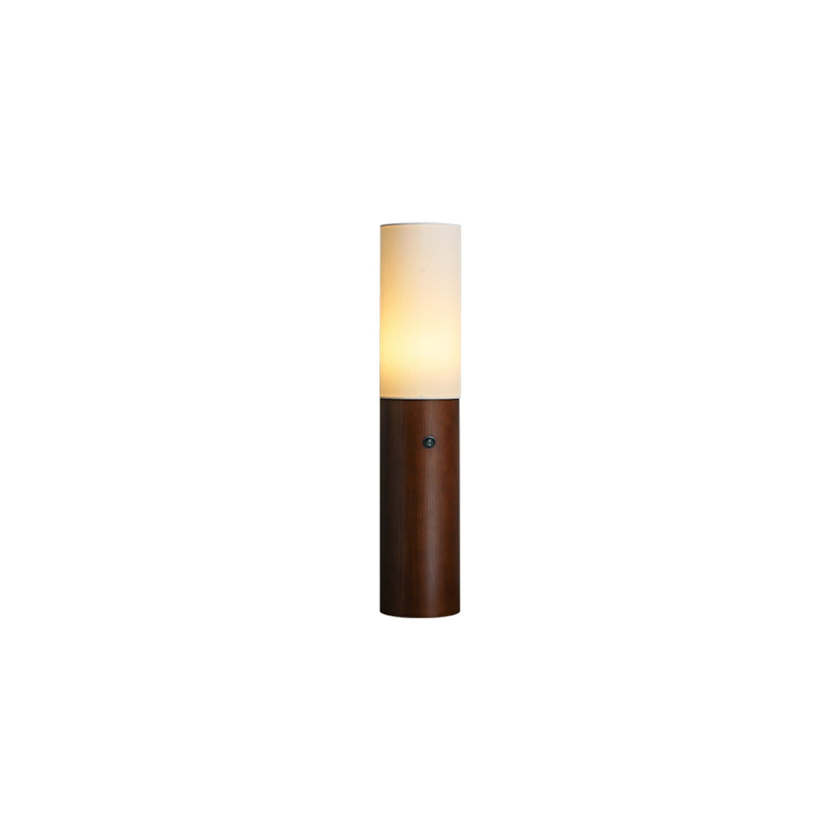 Lámpara de pie columna Velona – nogal 55 cm