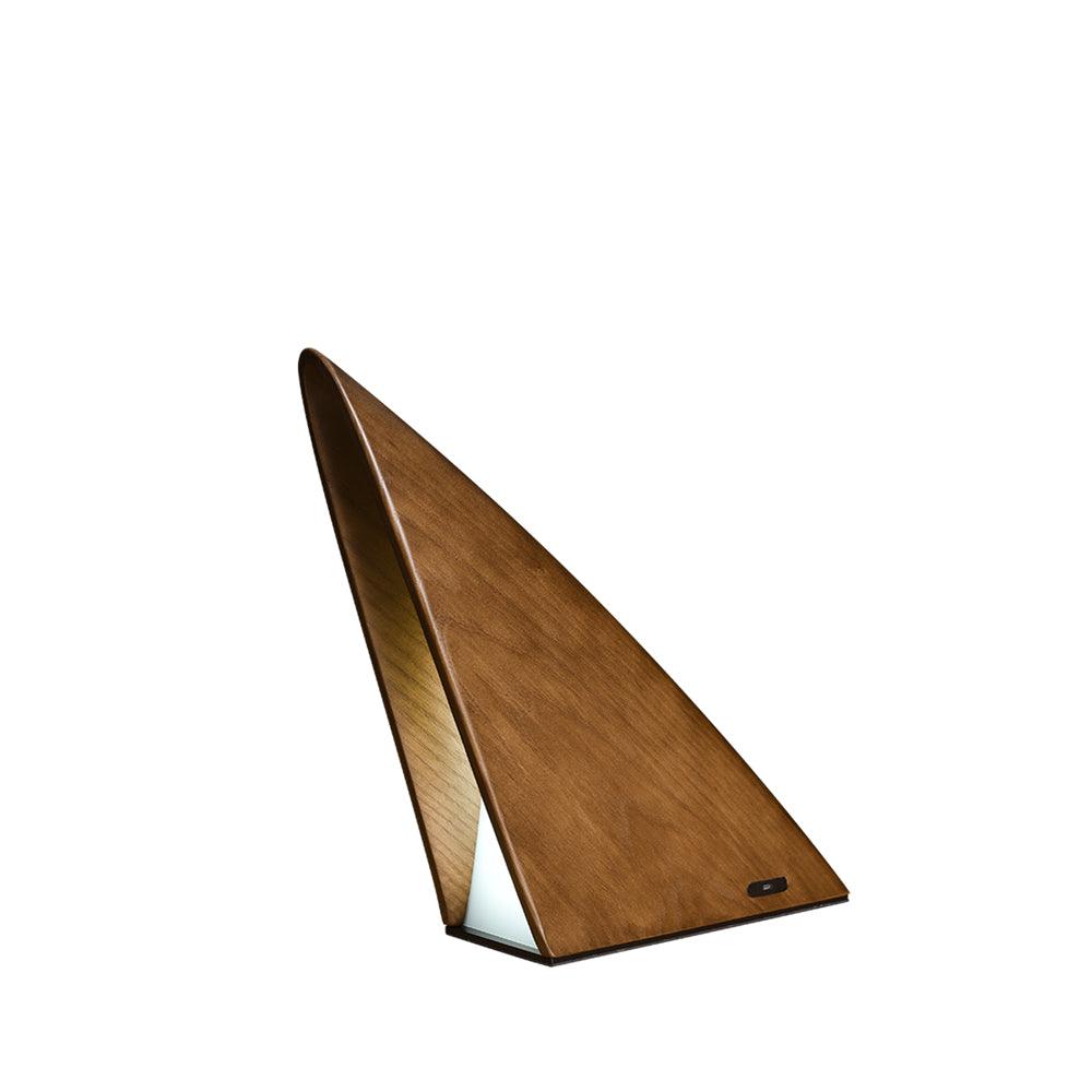 Lámpara de mesa recargable de madera Cimara – vista principal