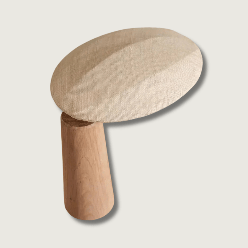 SereniLuz – Lámpara de Mesa de Madera LED Estilo Zen