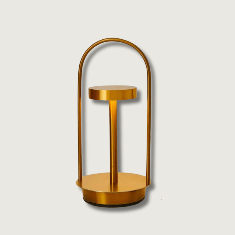 BrilloVintage - Lámpara de Mesa Retro Recargable