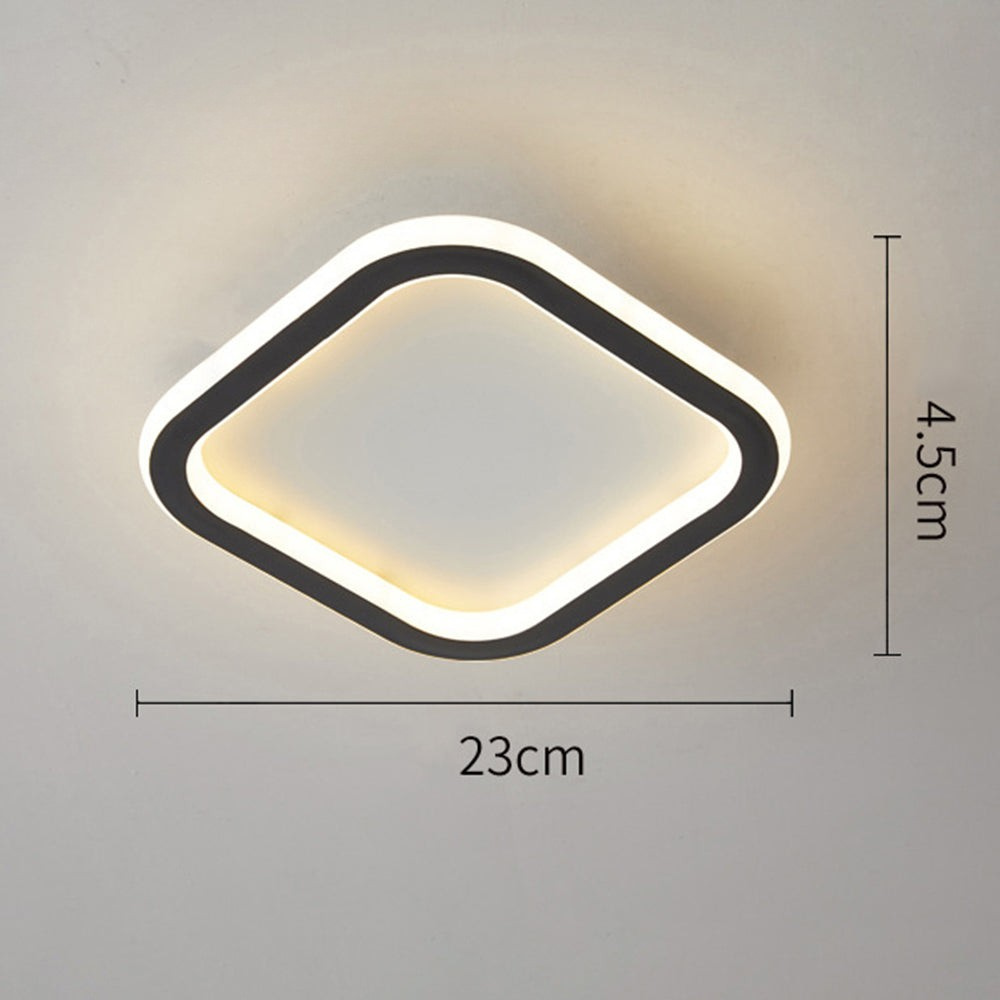Yadel - Lámparas de Techo LED Modernas de Hierro para Dormitorio - Iluminación Eficiente y Estilo Contemporáneo