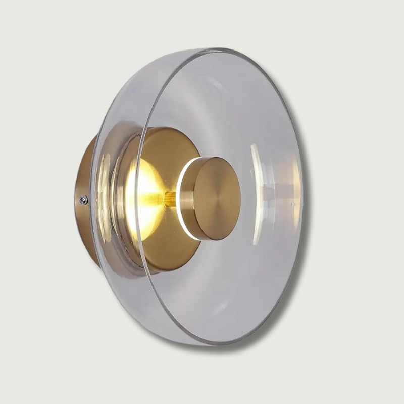 Brisoria – Lámpara de Pared de Vidrio con Elegancia Sutil