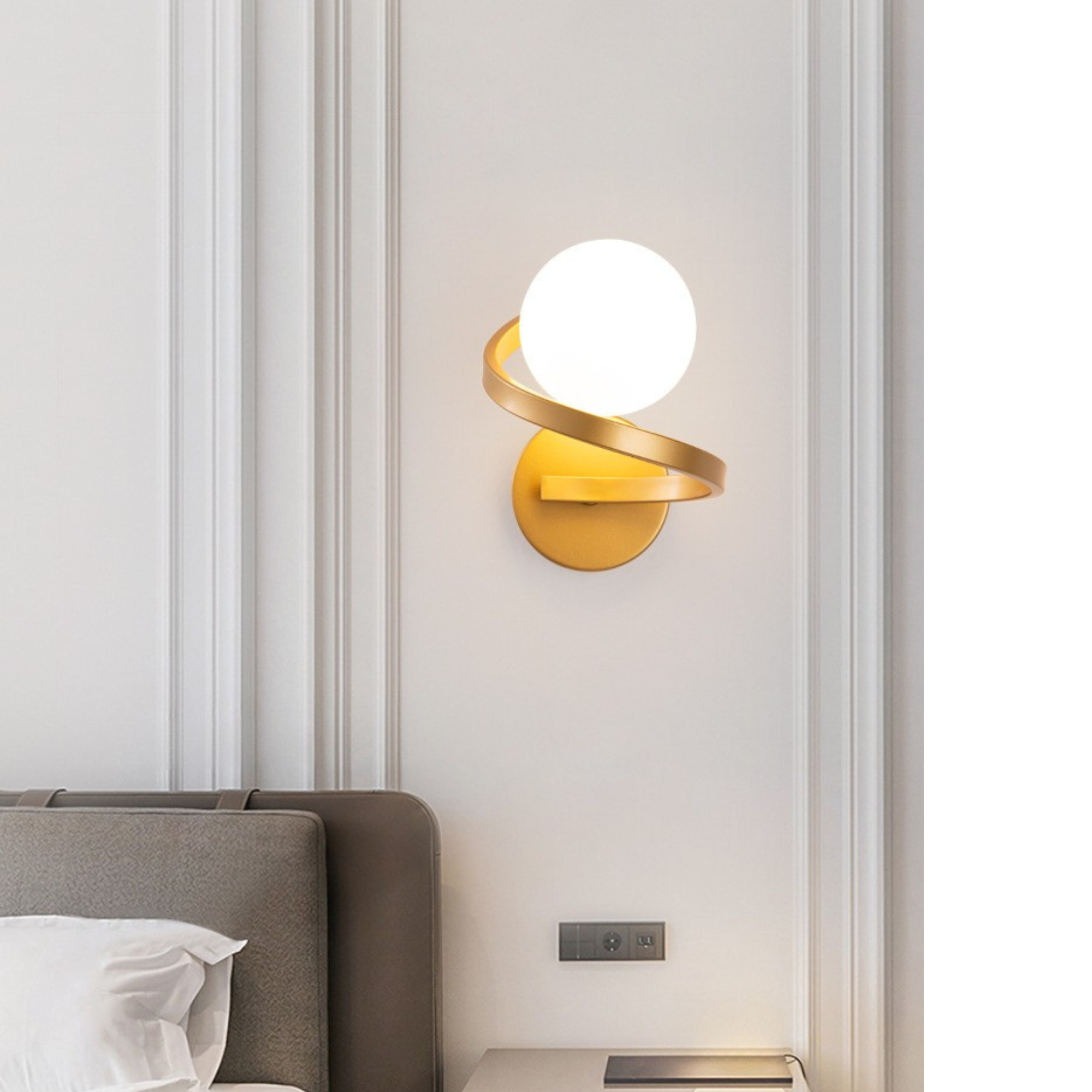 Espiraluz – Lámpara de Pared Moderna