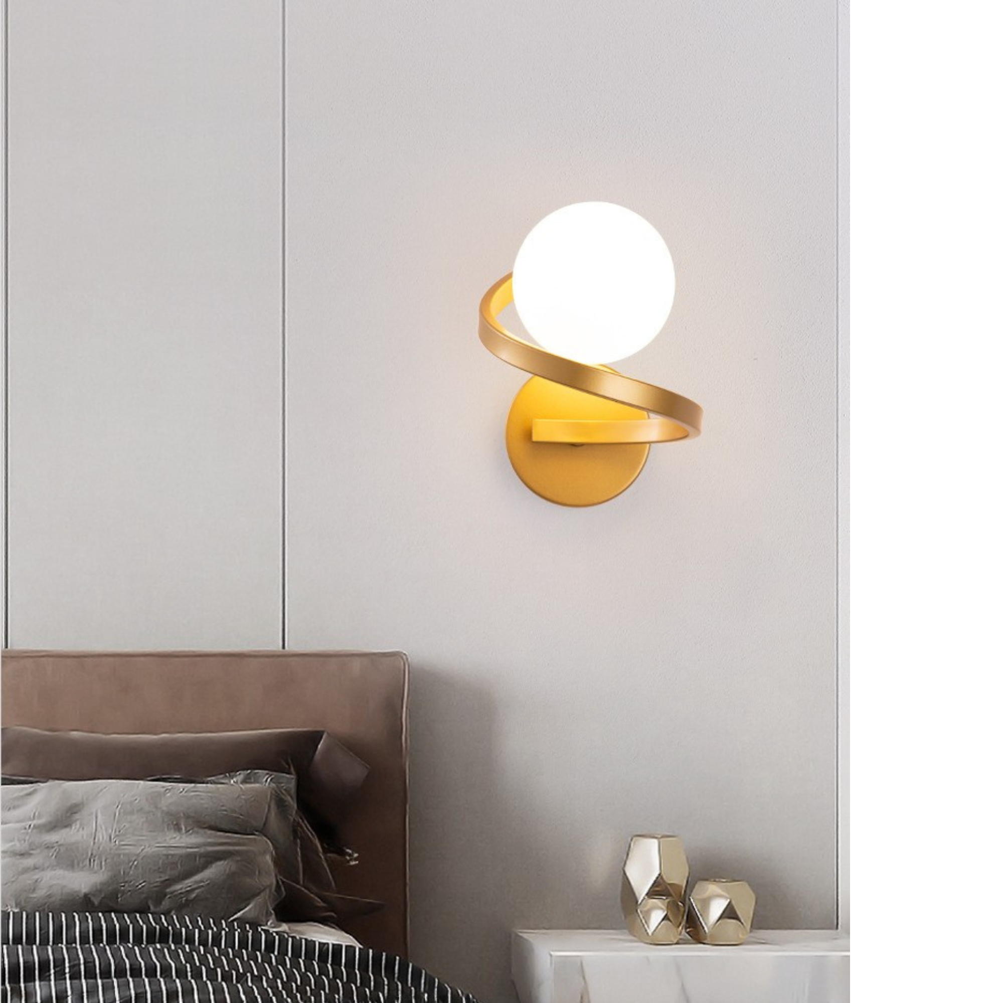 Espiraluz – Lámpara de Pared Moderna