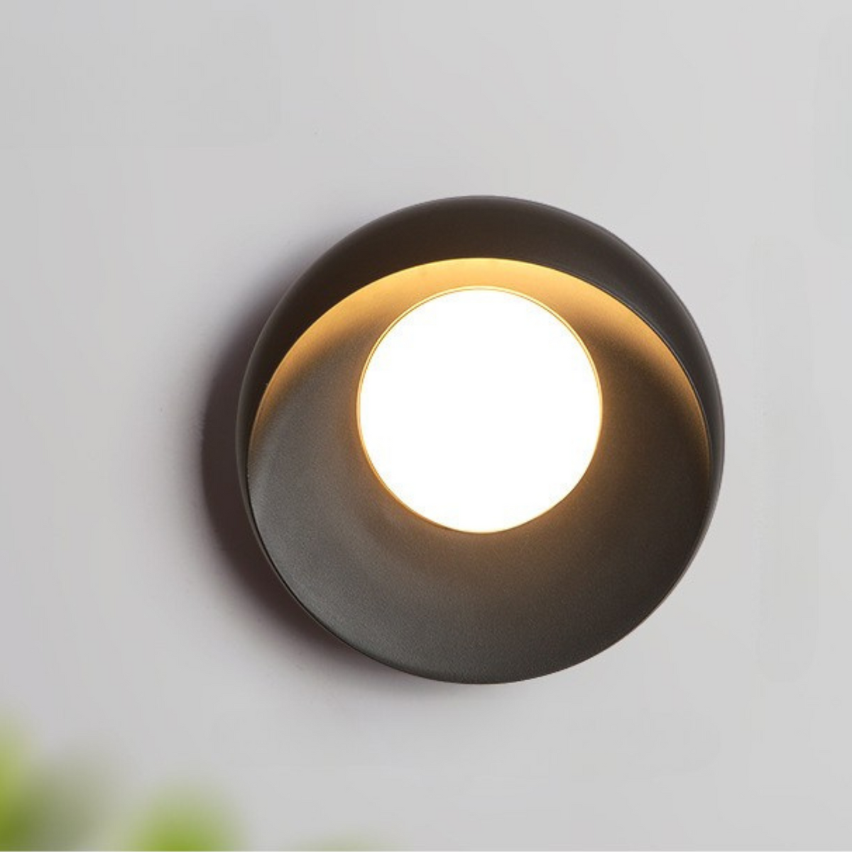 LumiFlex – Luz de Pared LED Negro para Interior y Exterior IP65