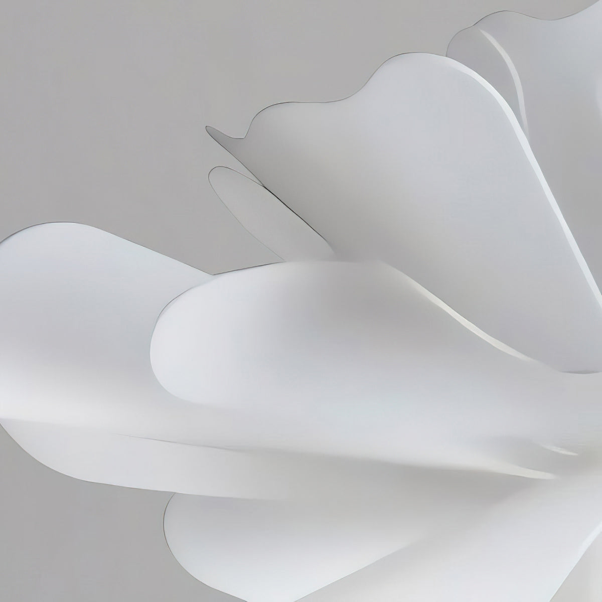 Lámpara colgante flor de loto Flotina sobre una mesa de comedor – imagen 38