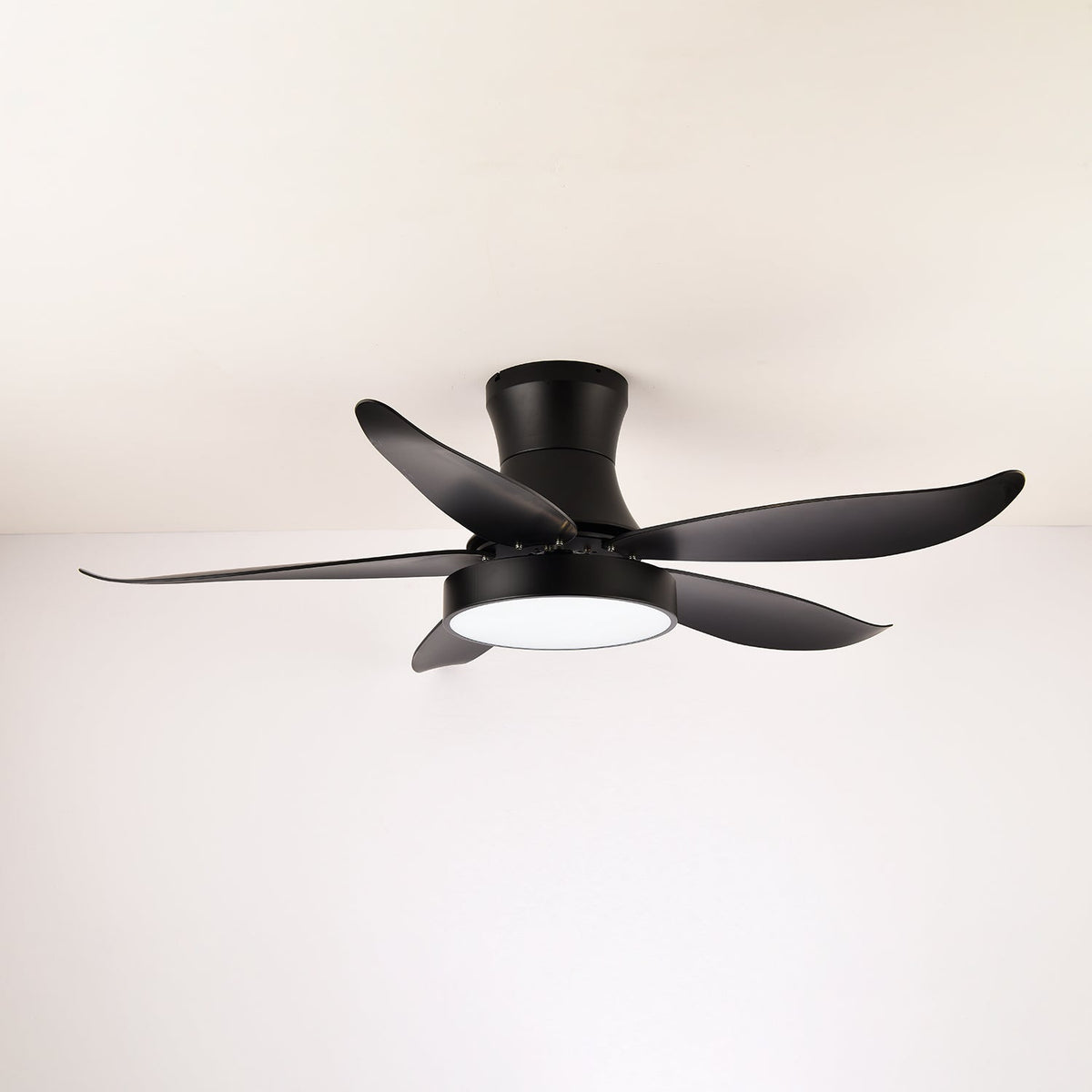 Ventilador de techo con luz Ilonda – negro