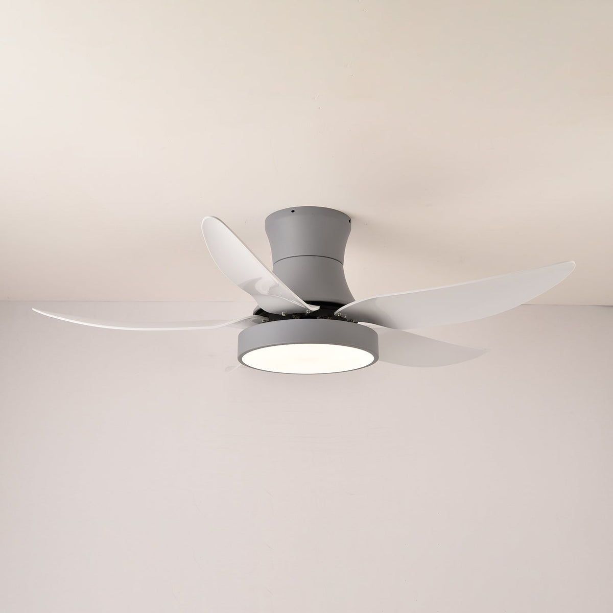 Ventilador de techo con luz Ilonda – gris