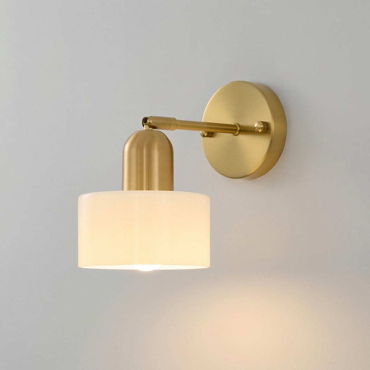 Aplique de pared de cristal Cobalta – cristal blanco