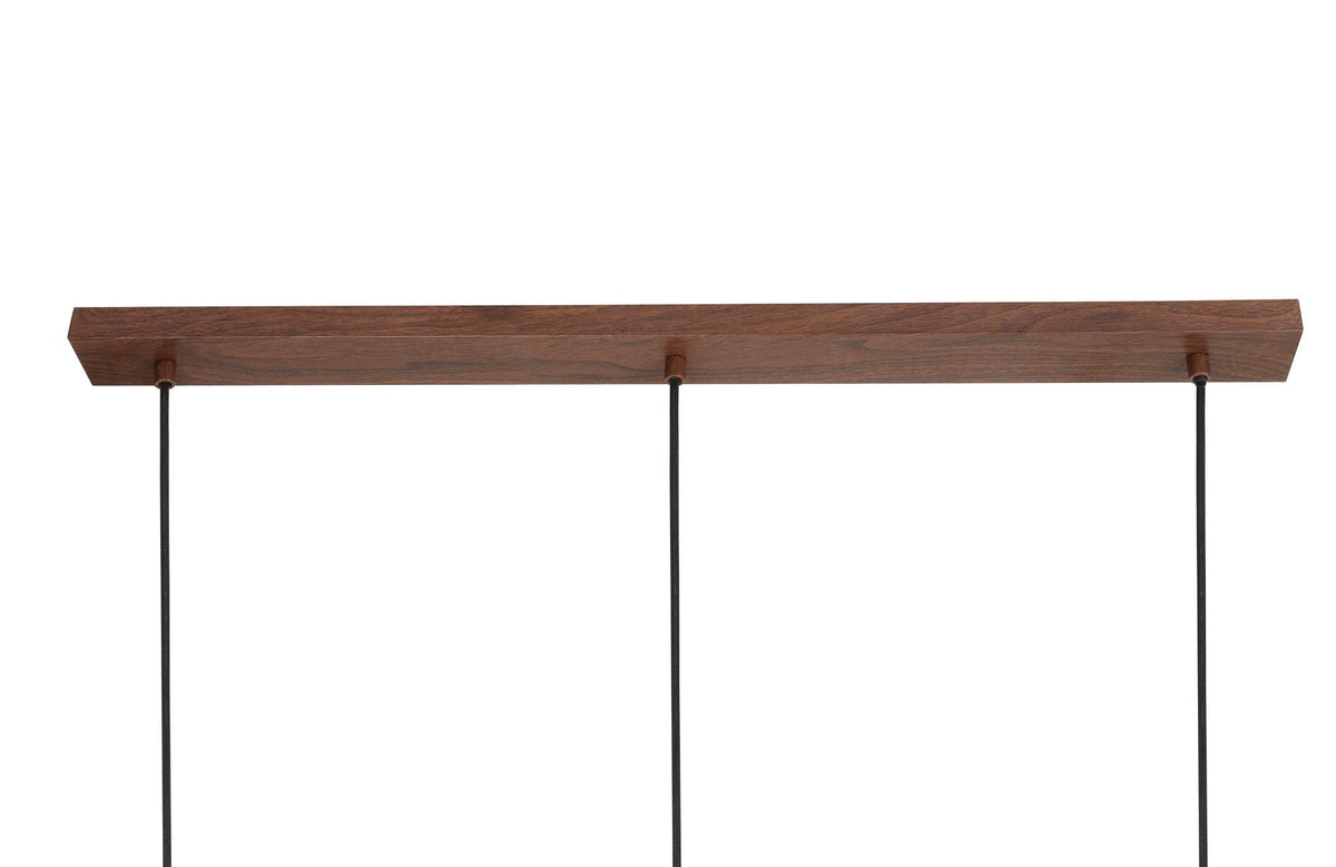 Lámpara colgante de 3 luces Bóveda sobre una mesa de comedor – imagen 11
