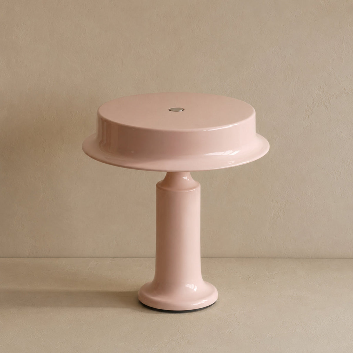Lámpara de mesa LED recargable Gorrela – en rosa