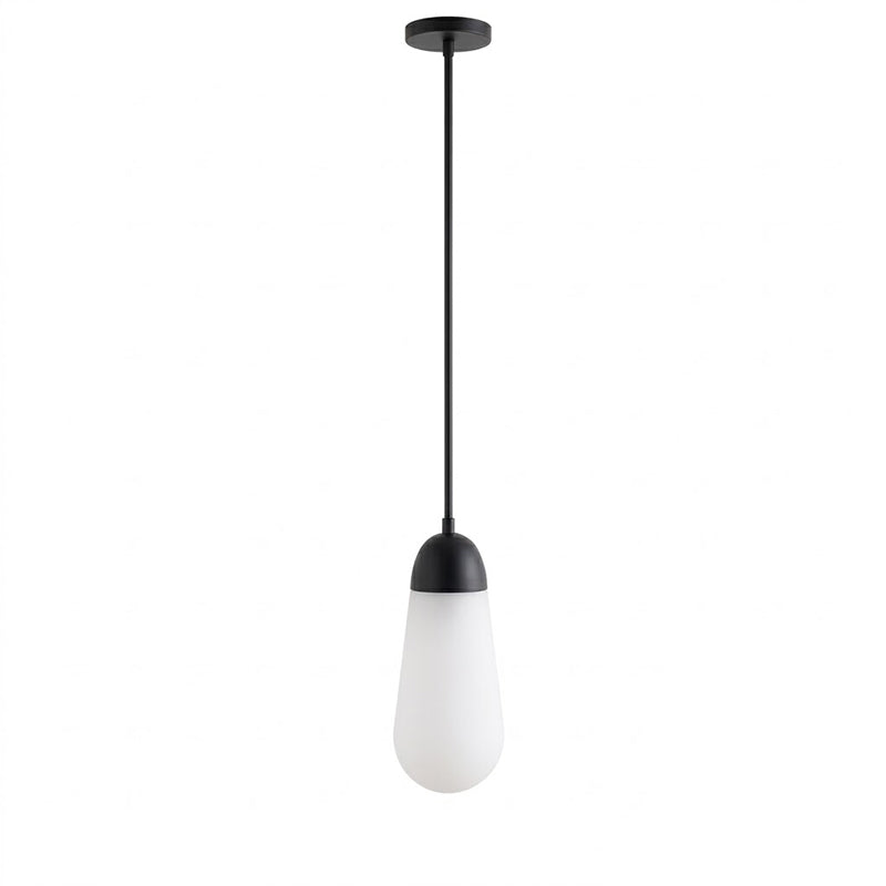 Lámpara de techo en racimo Cordela – 1 luz, negro y blanco