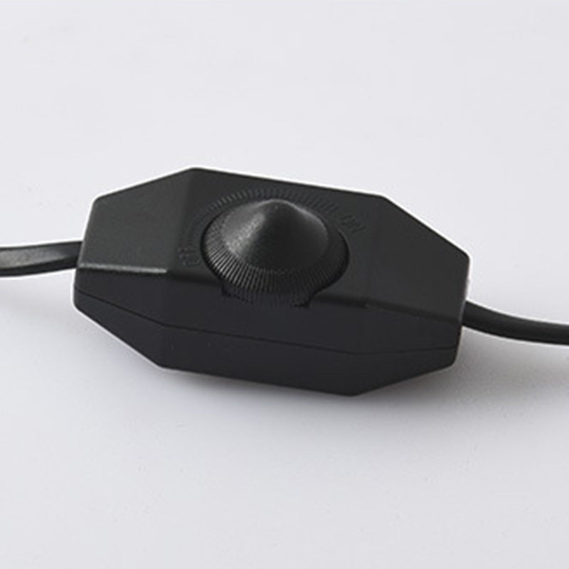 Lámpara de mesa nórdica Fauno con astas – regulador en el cable