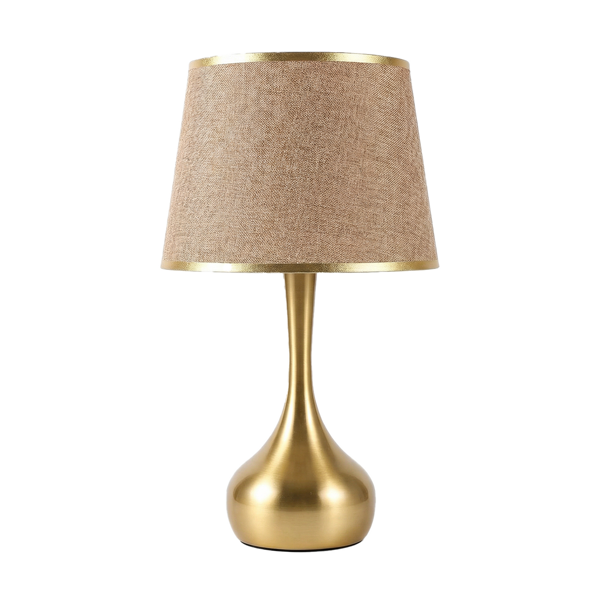 Lámpara de mesa con base dorada Orvala – vista principal