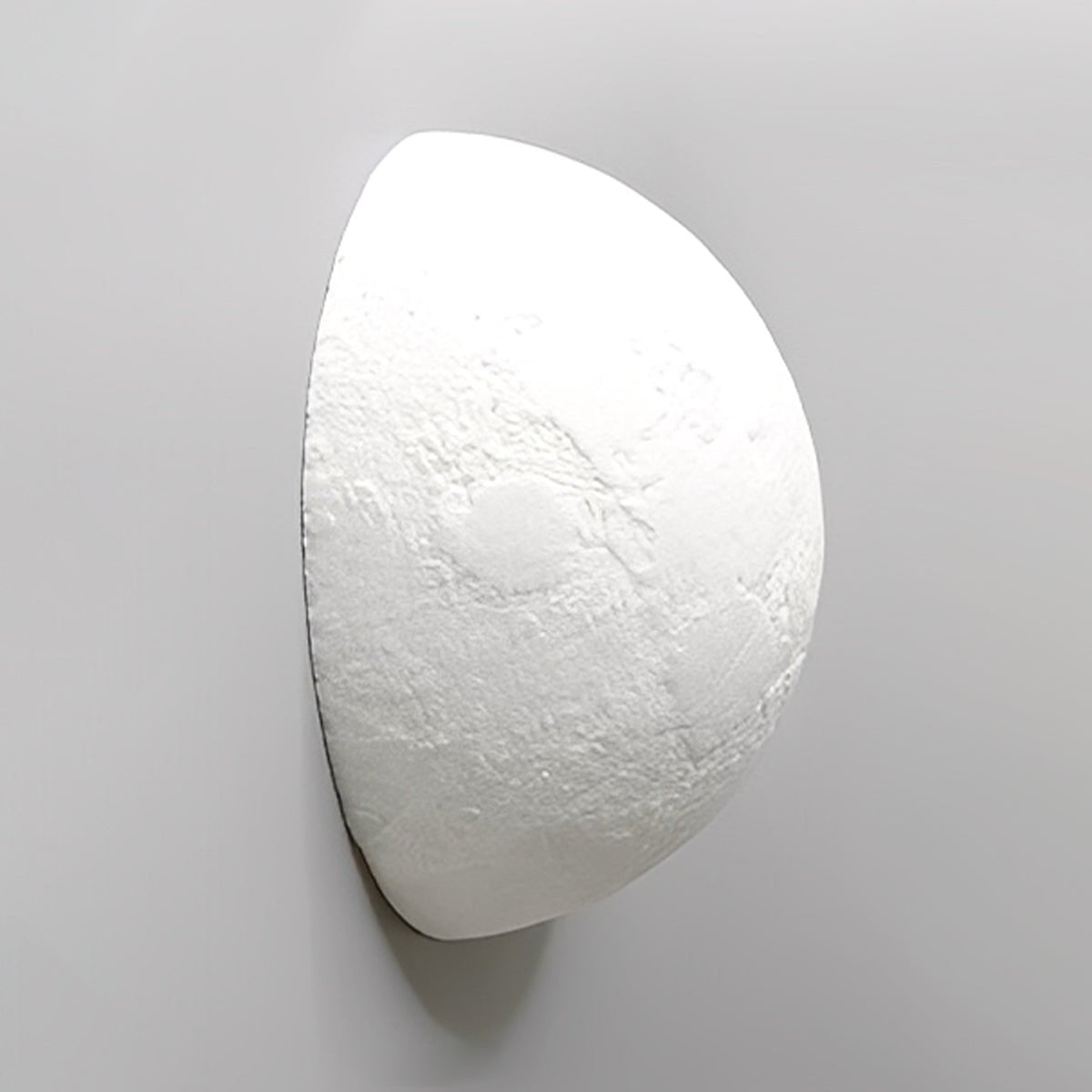 Aplique de pared exterior Lunoro – apagada, relieve de cráteres