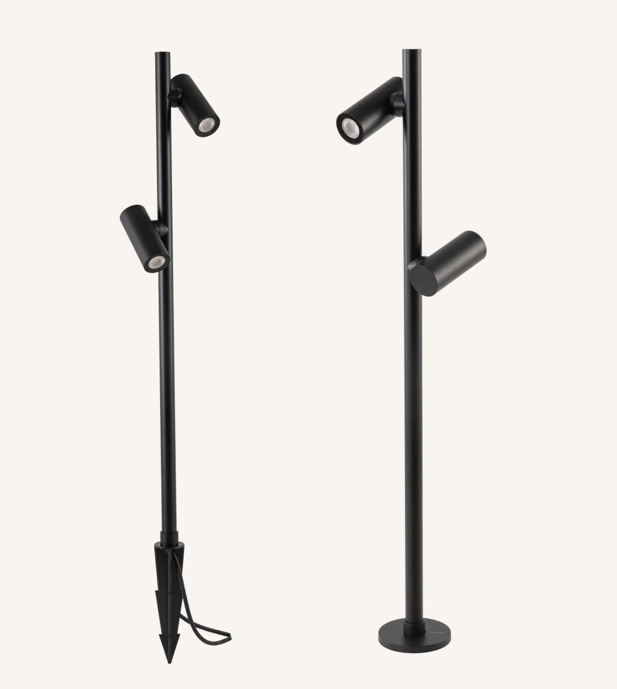 Baliza de jardín LED Ifrena – versiones con pica y con base