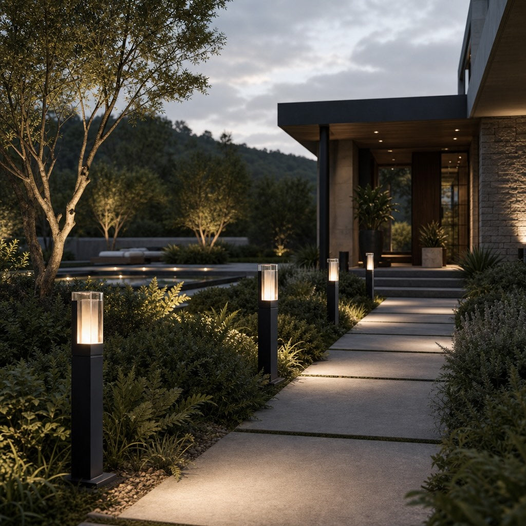 Baliza de jardín LED Ikora – vista principal